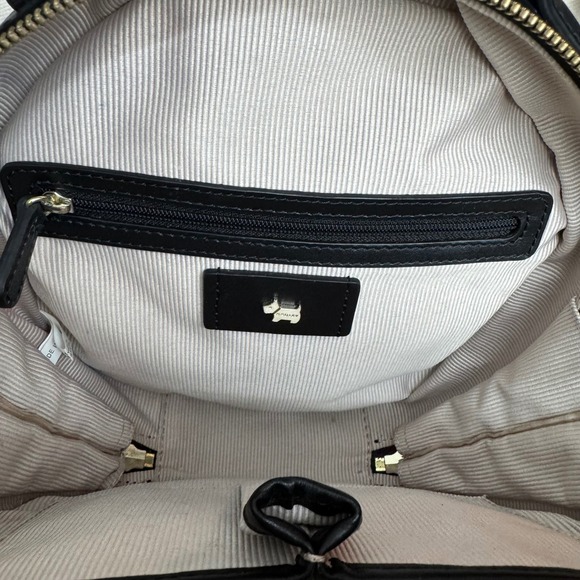 Radley London Black Round Paper Mill Road Zip Crossbody bag Corporate Goth - Picture 9 of 12